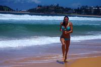 Michelle Jenneke in a bikini