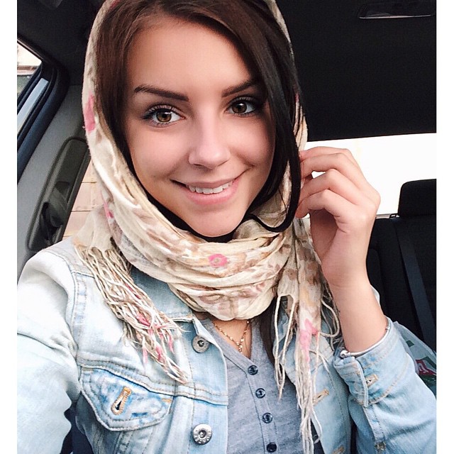 Galina Dubenenko taking a selfie