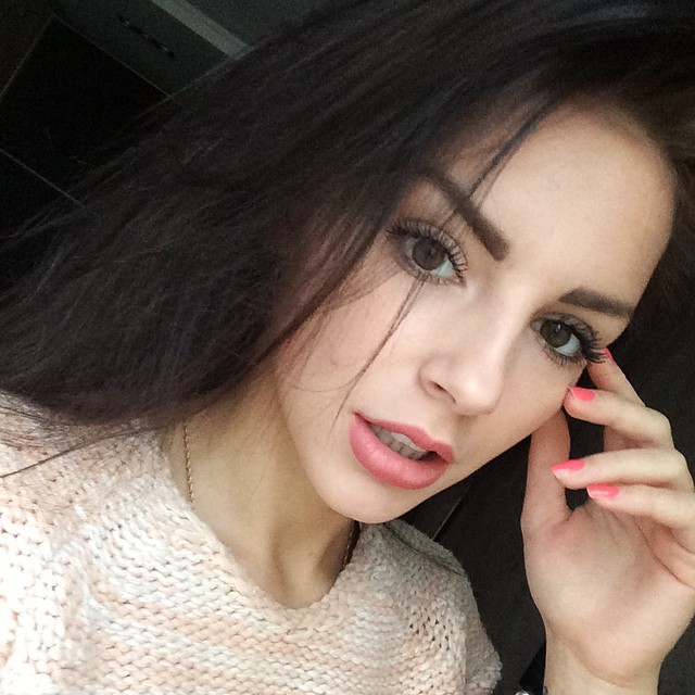 Galina Dubenenko taking a selfie