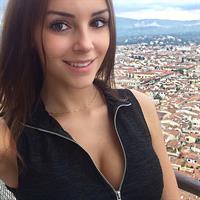 Galina Dubenenko taking a selfie