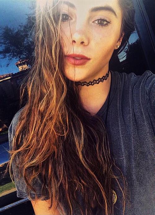 McKayla Maroney taking a selfie