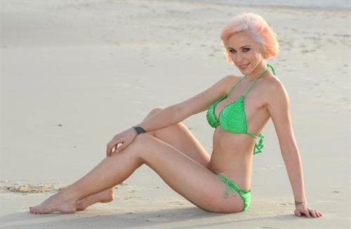 Emily Scott in a bikini