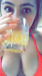 Lia Marie Johnson taking a selfie