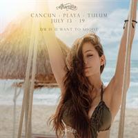 Melanie Pavola in a bikini