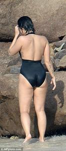 Demi Lovato in a bikini - ass