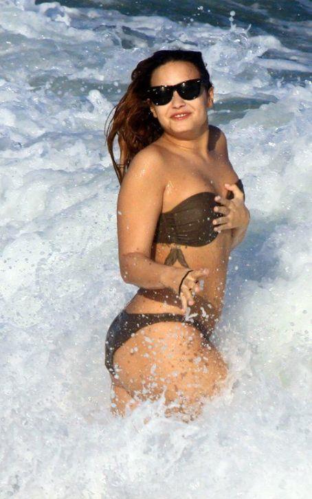 Demi Lovato in a bikini