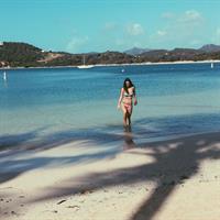 Steph Currie in a bikini