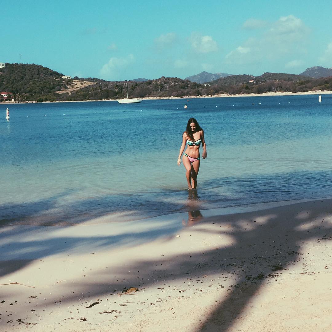 Steph Currie in a bikini