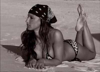 Tiffany Ryan in a bikini