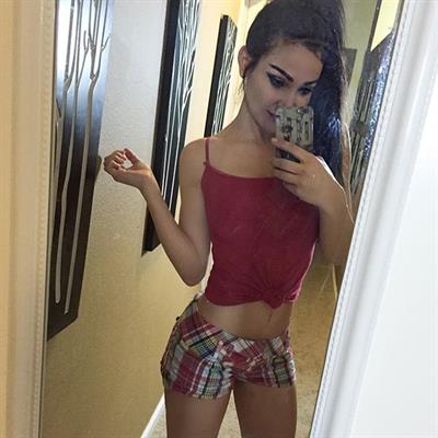 Kristina Basham taking a selfie