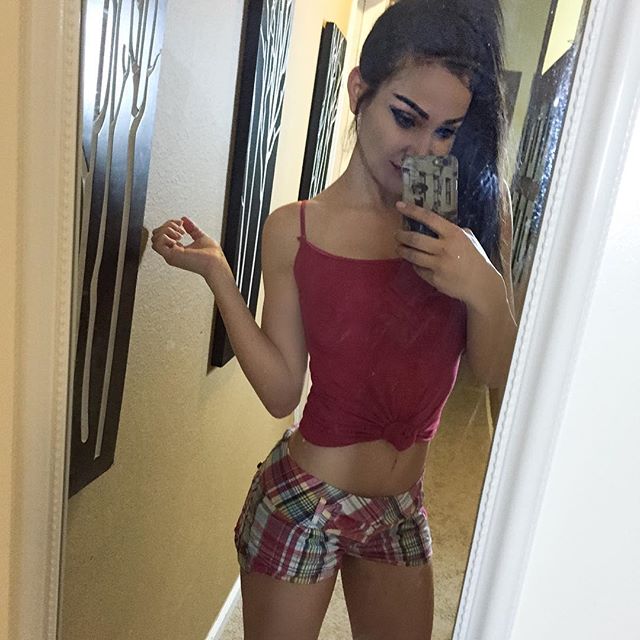 Kristina Basham taking a selfie