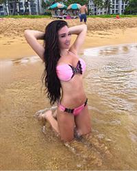 Kristina Basham in a bikini