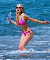 Anna Sophia Berglund in a bikini