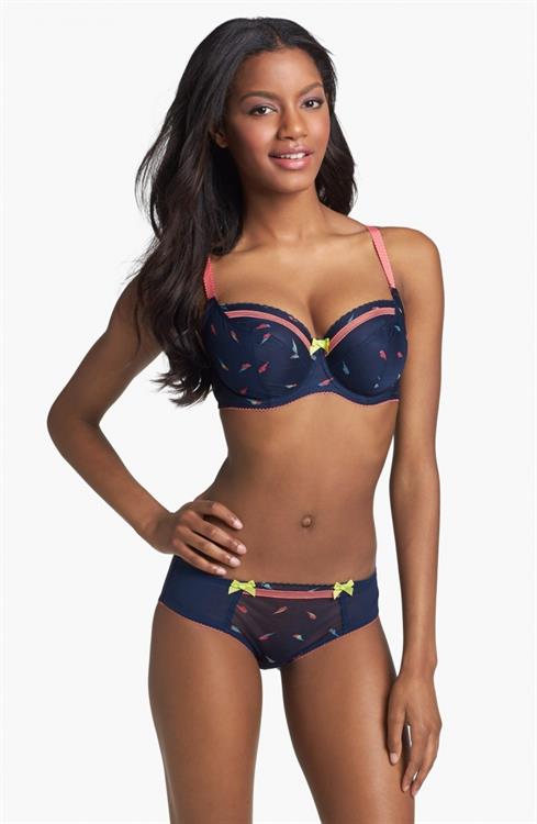 Ebonee Davis in lingerie