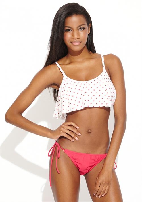 Ebonee Davis in a bikini