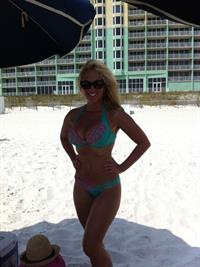 Amy Leigh Andrews in a bikini