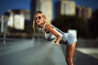 Olya Abramovich in a bikini - ass