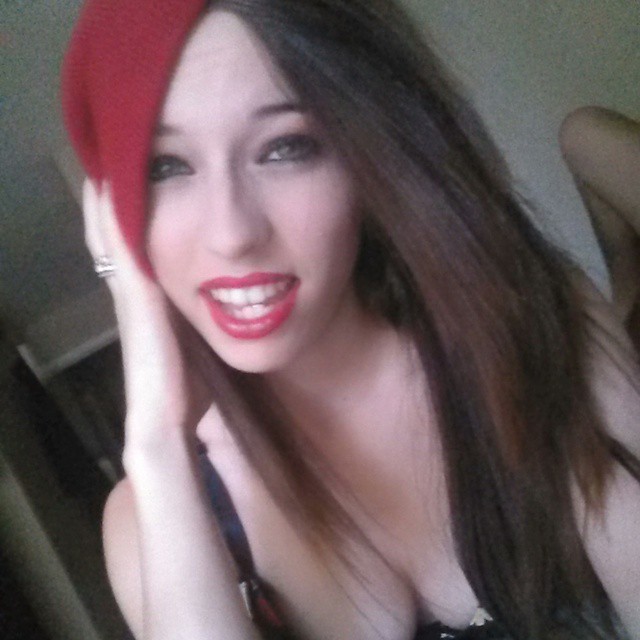 Caitlin McSwain taking a selfie