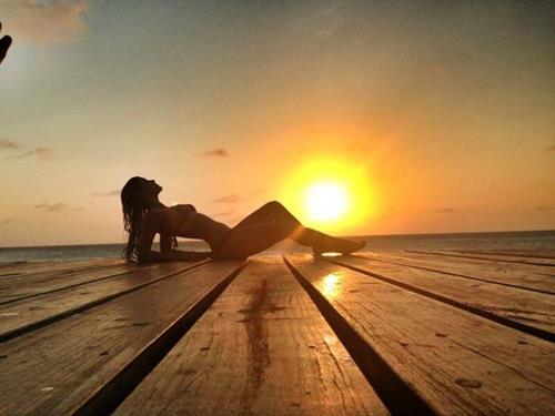 Amanda Cerny in a bikini