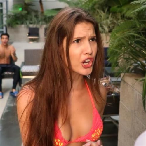 Amanda Cerny in a bikini