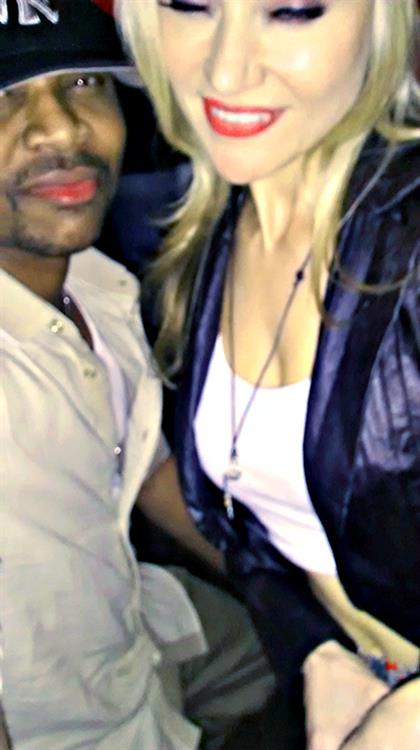 Maverick Hill & Paula Labaredas taking over the Dance Floor at Black Nightclub in Hollywood, California.