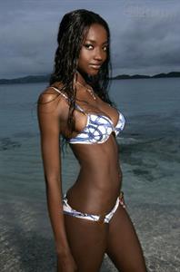 Oluchi Onweagba in a bikini