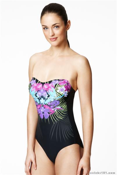 Violet Budd in a bikini