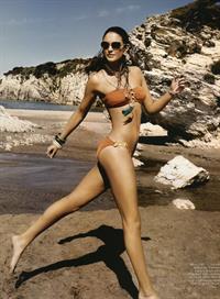 Violet Budd in a bikini