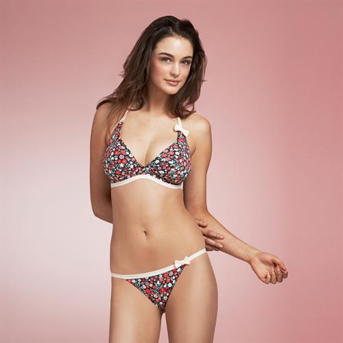 Violet Budd in lingerie