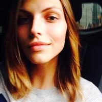 Karlina Caune taking a selfie