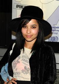 Zoe Kravitz at the Breaking Upwards Premier