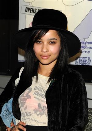 Zoe Kravitz at the Breaking Upwards Premier