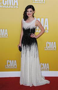 Lucy Hale at the 46th annual CMA awards
