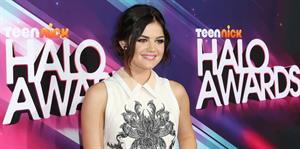 Lucy Hale TeenNick HALO awards in Hollywood 11/17/12 