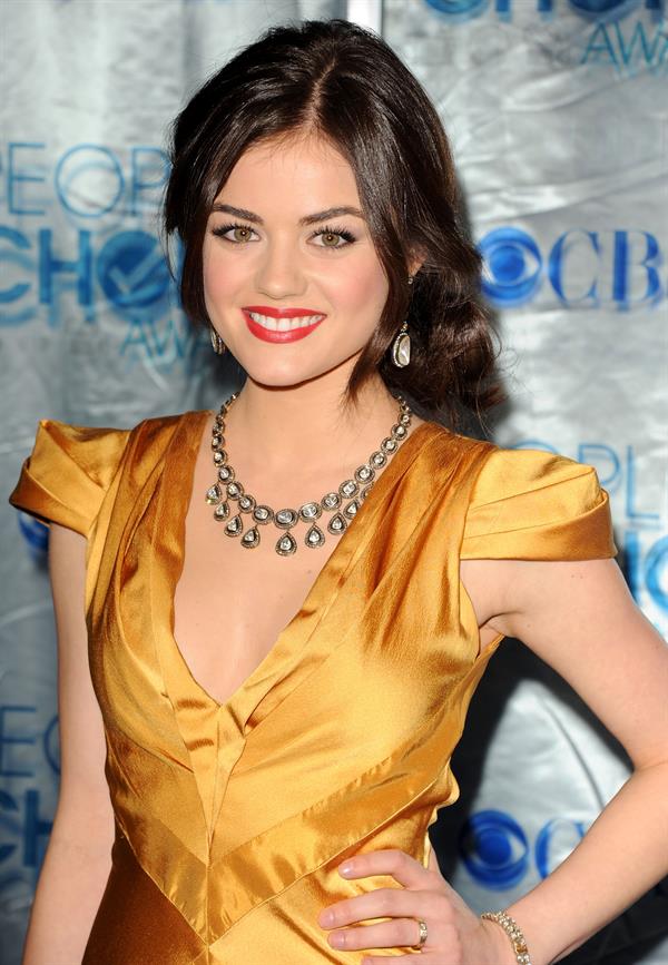 Lucy Hale At The 2011 People's Choice Awards In LA