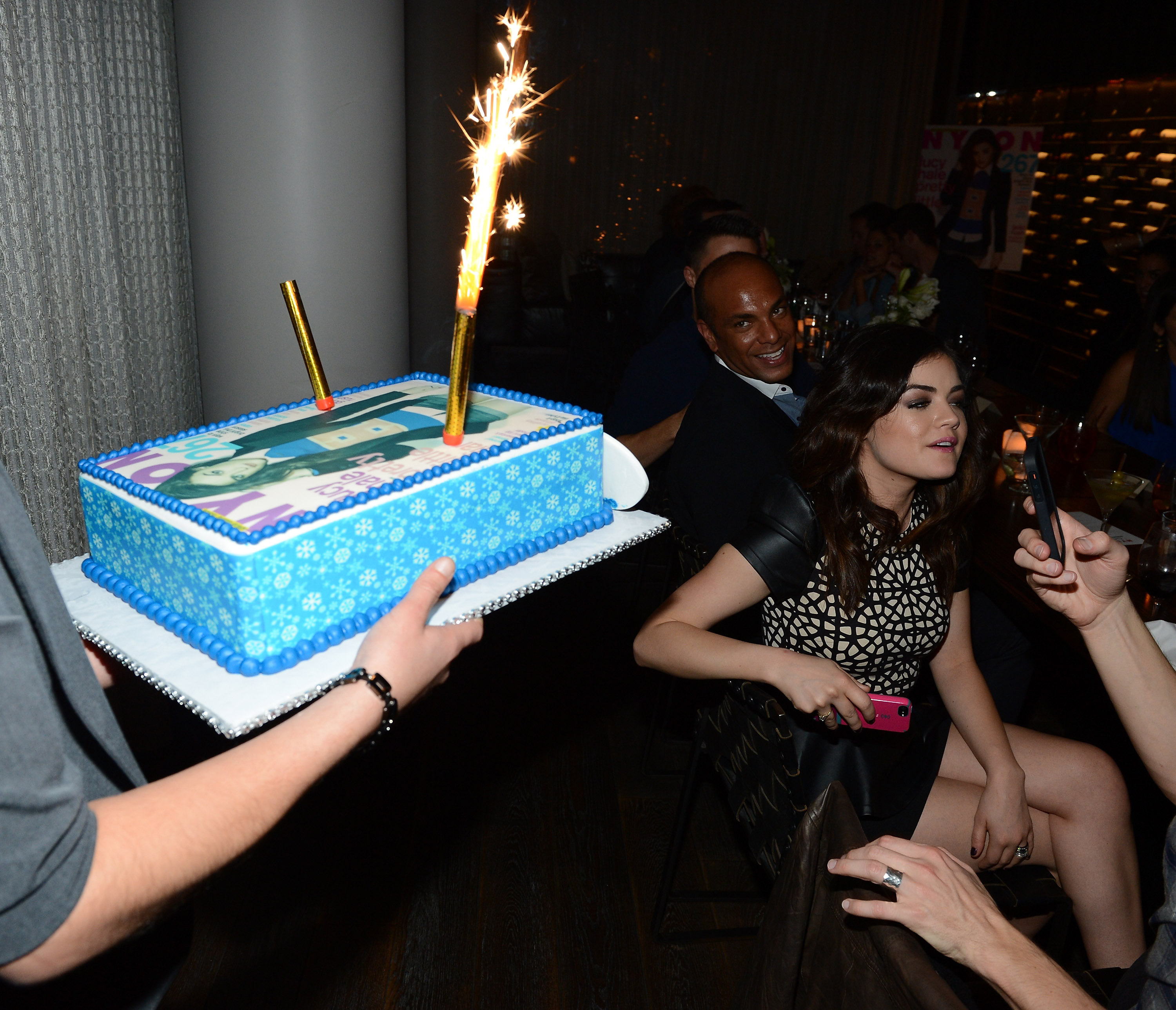 Lucy Hale NYLON celebrates Dec/Jan Cover Star Lucy Hale in Los Angeles 12/7/12 