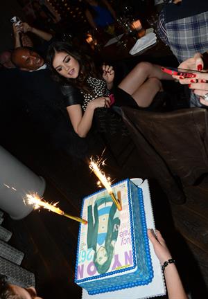 Lucy Hale NYLON celebrates Dec/Jan Cover Star Lucy Hale in Los Angeles 12/7/12 
