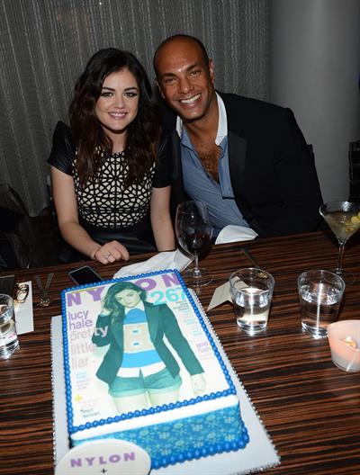 Lucy Hale NYLON celebrates Dec/Jan Cover Star Lucy Hale in Los Angeles 12/7/12 