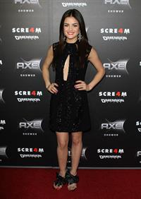 Lucy Hale at the Scream 4 Premiere at Graumans Chinese Theatre in Hollywood April 11, 2011