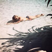 Anna Nyström in a bikini