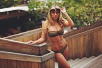 Natasha Oakley in a bikini