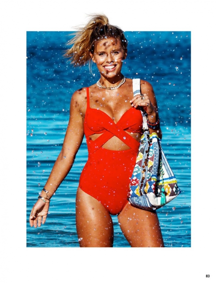 Natasha Oakley in a bikini