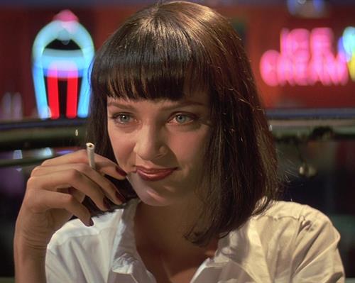 Uma Thurman in Pulp Fiction