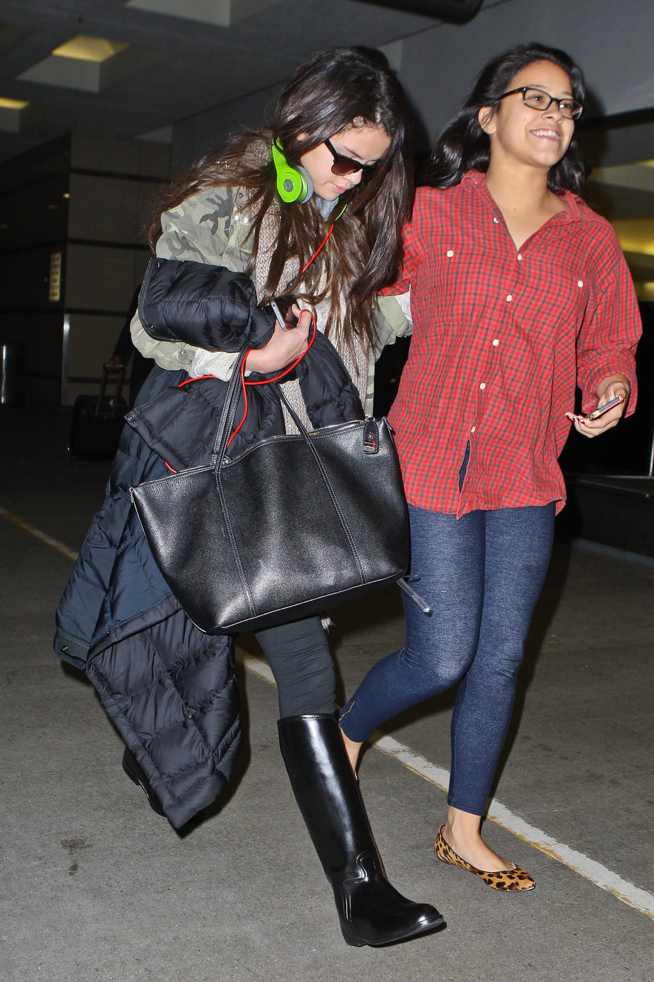 Selena Gomez – LAX airport arrival in LA 1/5/13 
