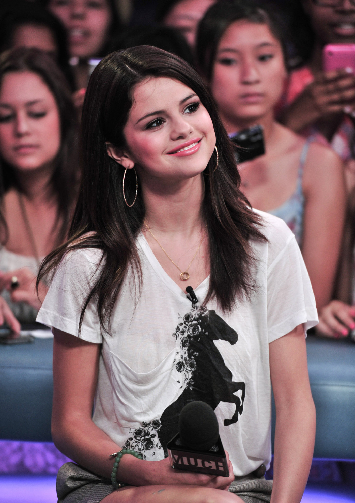 Selena Gomez visits New Music Live, August 24, 2011 