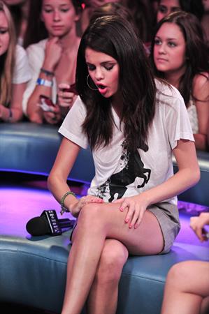 Selena Gomez visits New Music Live, August 24, 2011 