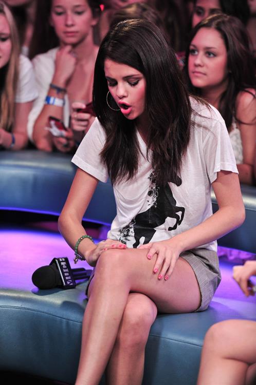 Selena Gomez visits New Music Live, August 24, 2011 