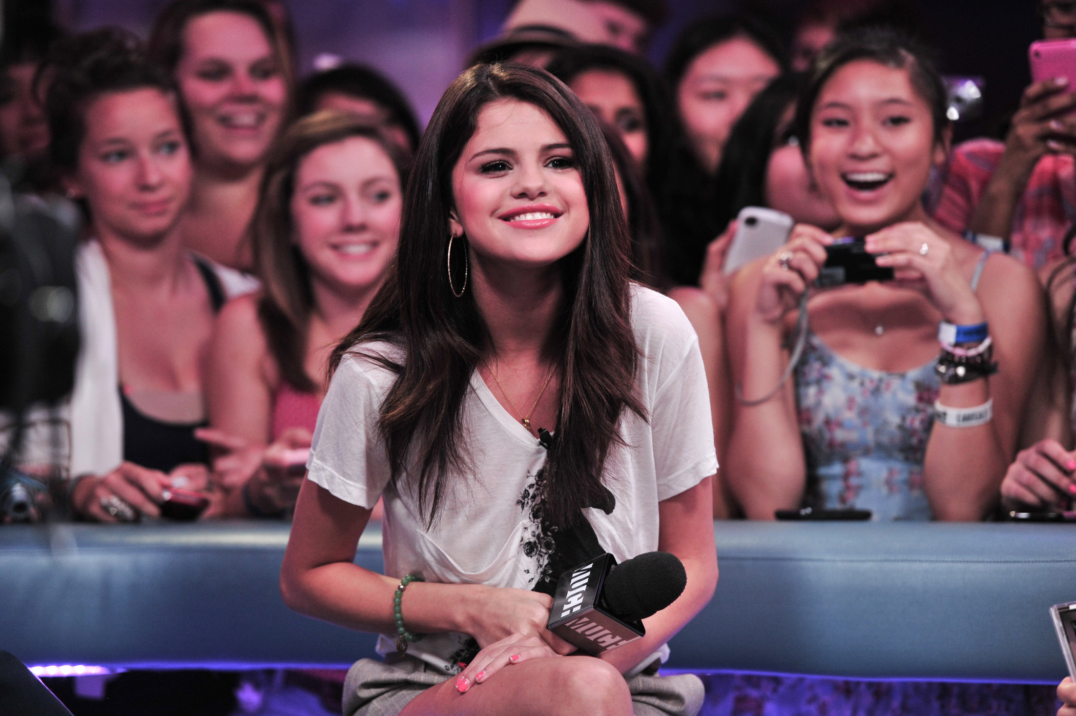 Selena Gomez visits New Music Live, August 24, 2011 