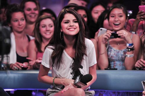 Selena Gomez visits New Music Live, August 24, 2011 