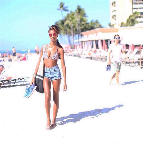 Ariela Oliveira in a bikini